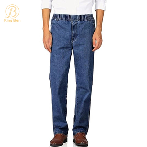 Jeans moda OEM ODM per uomo Pantaloni Jean all'ingrosso Pantaloni larghi da uomo Streetwear Jeans casual denim multi colore da uomo