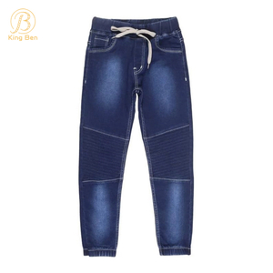OEM ODM Jeans per bambini super carini Moda jeans blu per bambini in denim mini pantaloni per bambini Fabbrica di jeans